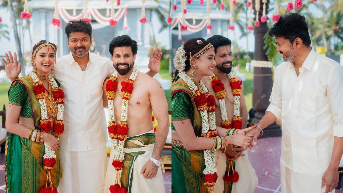 Keerthy Suresh Shares Wedding Photos With Vijay As She Promotes New ...